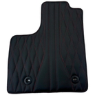 Leather Floor Mats for Lexus RX 400H (2003-2009) with Red Stitching