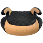 Alcantara Leather Backless Car Seat for Kids with Beige Leather by ER56 Design