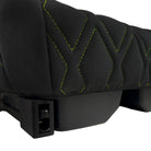 Alcantara Leather Backless Car Seat for Kids with Green Leather by ER56 Design