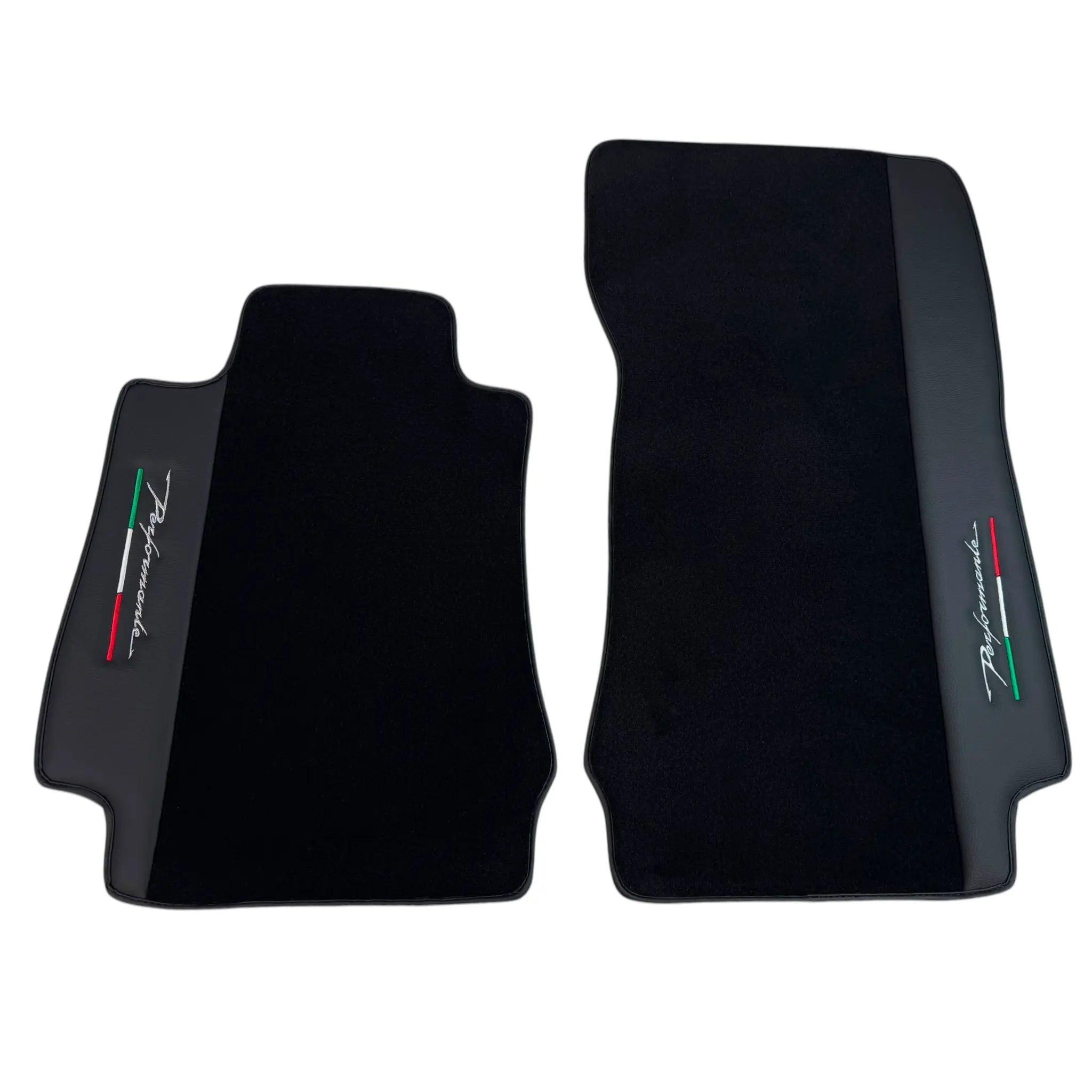 Black Floor Mats for Alfa Romeo Giulia (2016-2024) Rear Wheel Drive | Performante