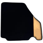 Black Floor Mats for Ferrari F430 (2004-2009) with Gold Leather