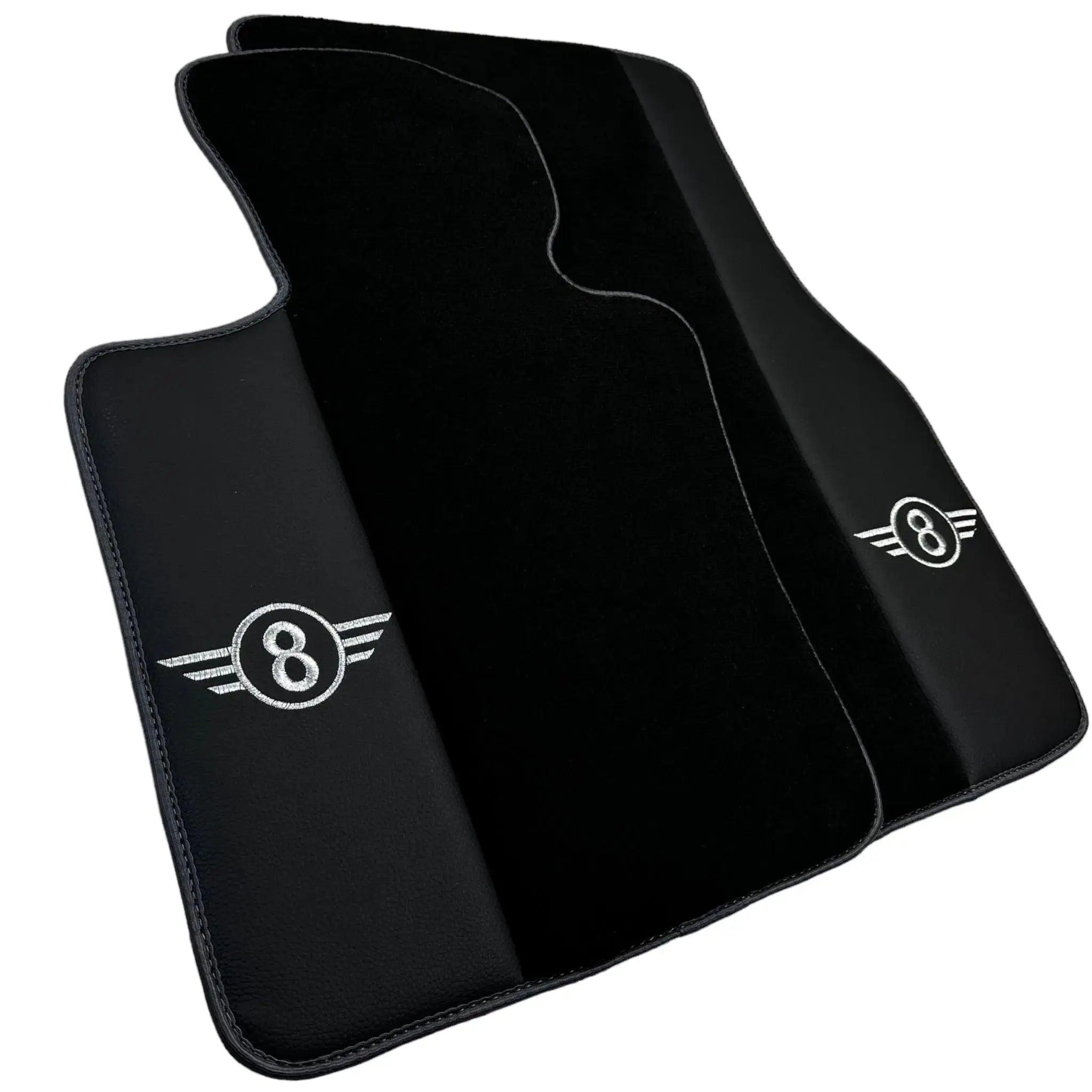 Black Floor Mats for Mini Clubman R55 (2007-2015) | Gray Trim - AutoWin