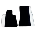 Black Floor Mats for Rolls Royce Spectre (2023-2024) with White Leather