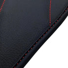 Black Leather Floor Mats For Mercedes Benz EQE-Class X294 (2023-2024) | ER56 Design - AutoWin