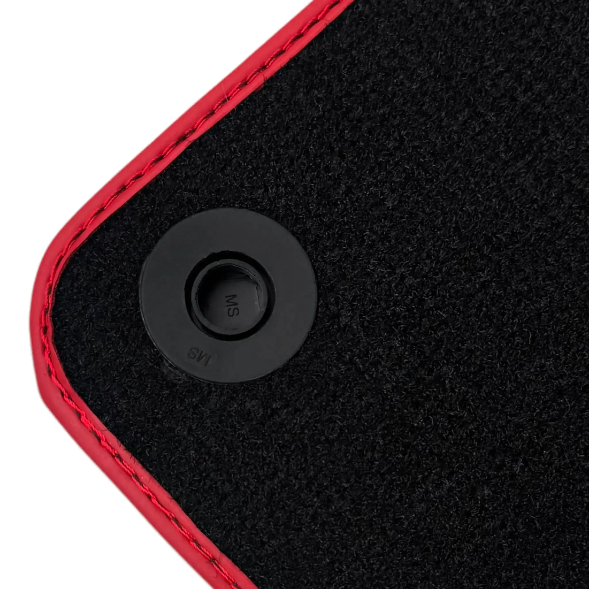 Premium Black Leather Floor Mats for Mercedes CLA C117 (2013-2019)