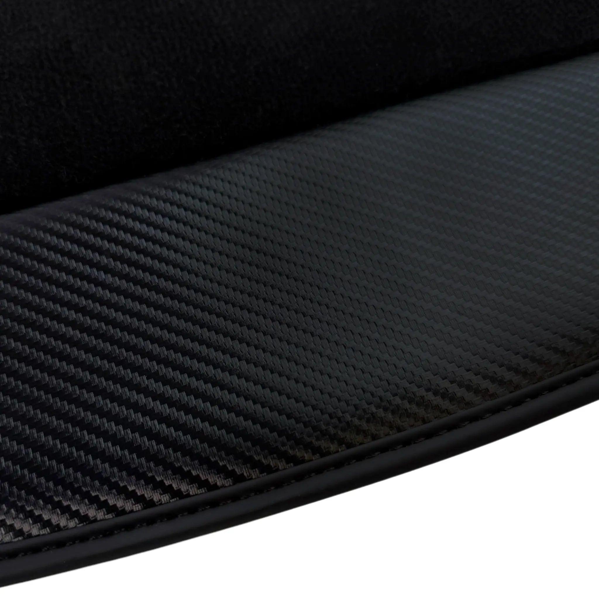 Carbon Fiber Black Floor Mats for Alfa Romeo Giulia (1962-1978) | Performante