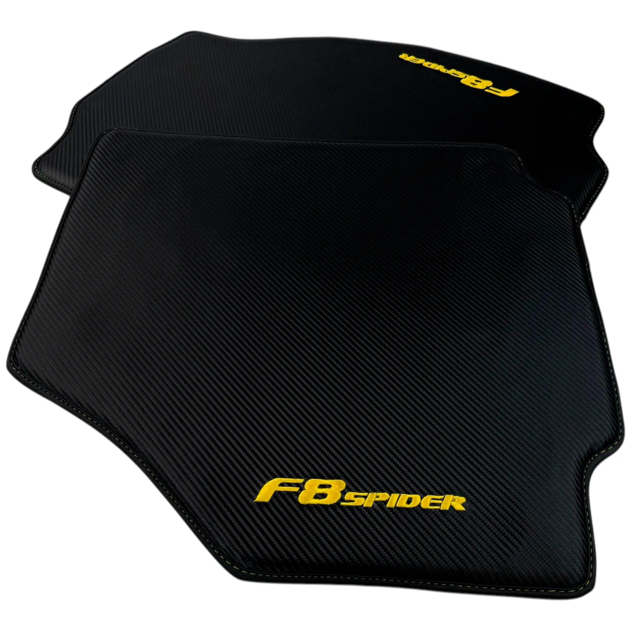 Carbon Fiber Floor Mats for Ferrari F8 Spider (2019-2022)