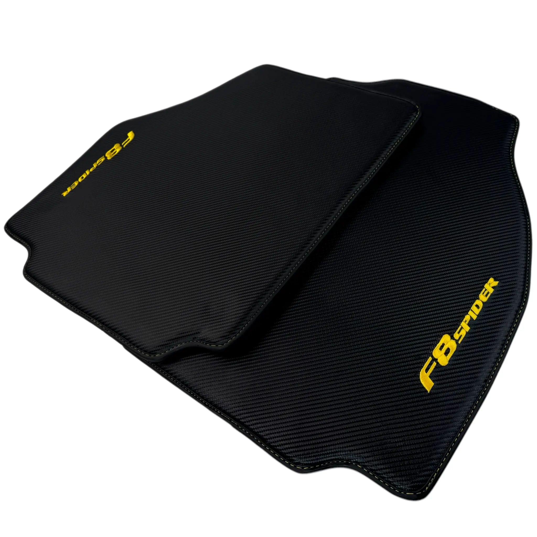 Carbon Fiber Floor Mats for Ferrari F8 Spider (2019-2022)