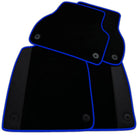 Customizable Black Floor Mats for Audi A1 - 5-door Hatchback (2019-2024)