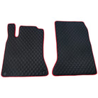 Custom Black Leather Floor Mats for Mercedes CLA C117 (2013-2019)