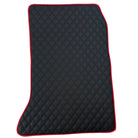 Custom Black Leather Floor Mats for Mercedes CLA C117 (2013-2019)