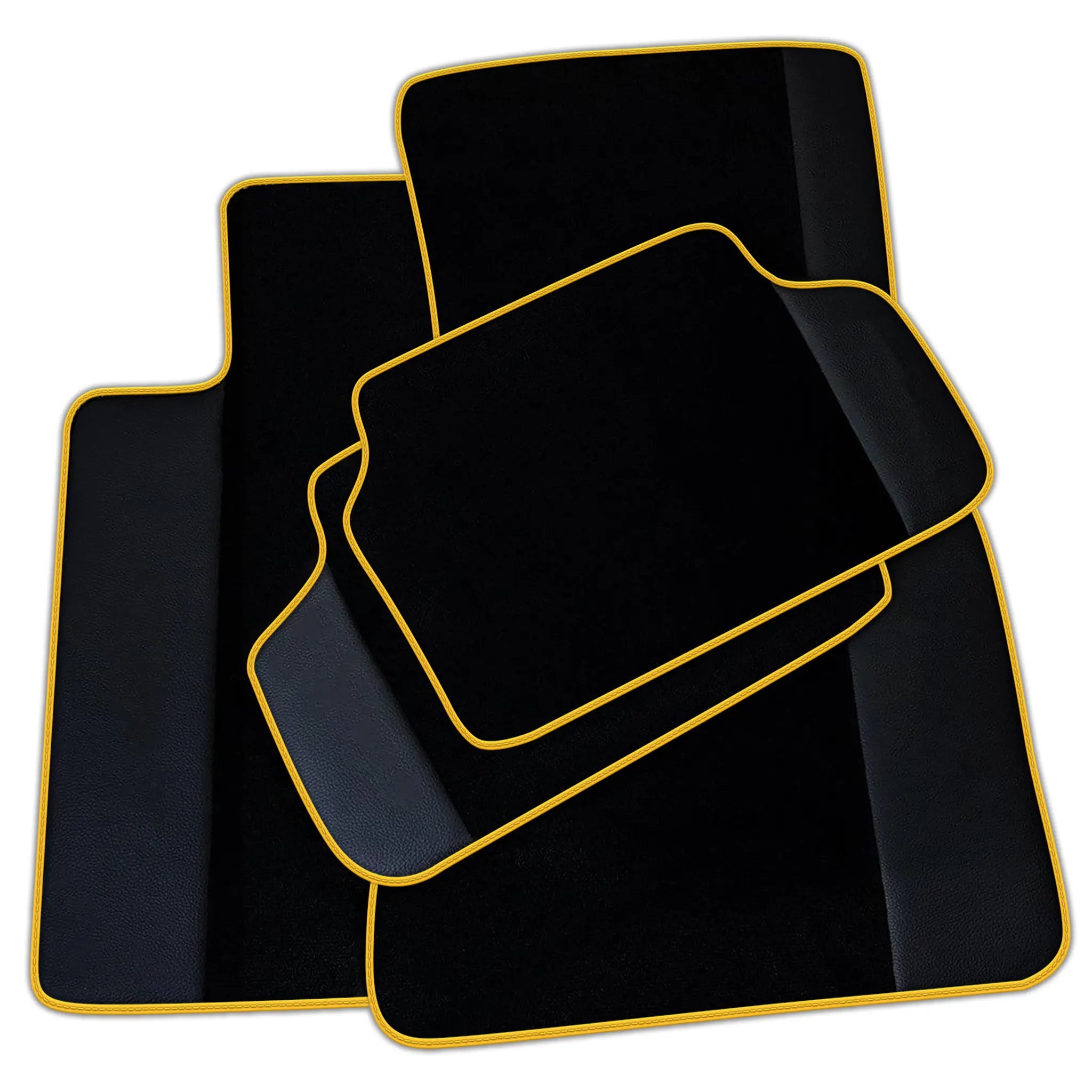 Customizable Black Mats For BMW 5 Series G30 With Leather