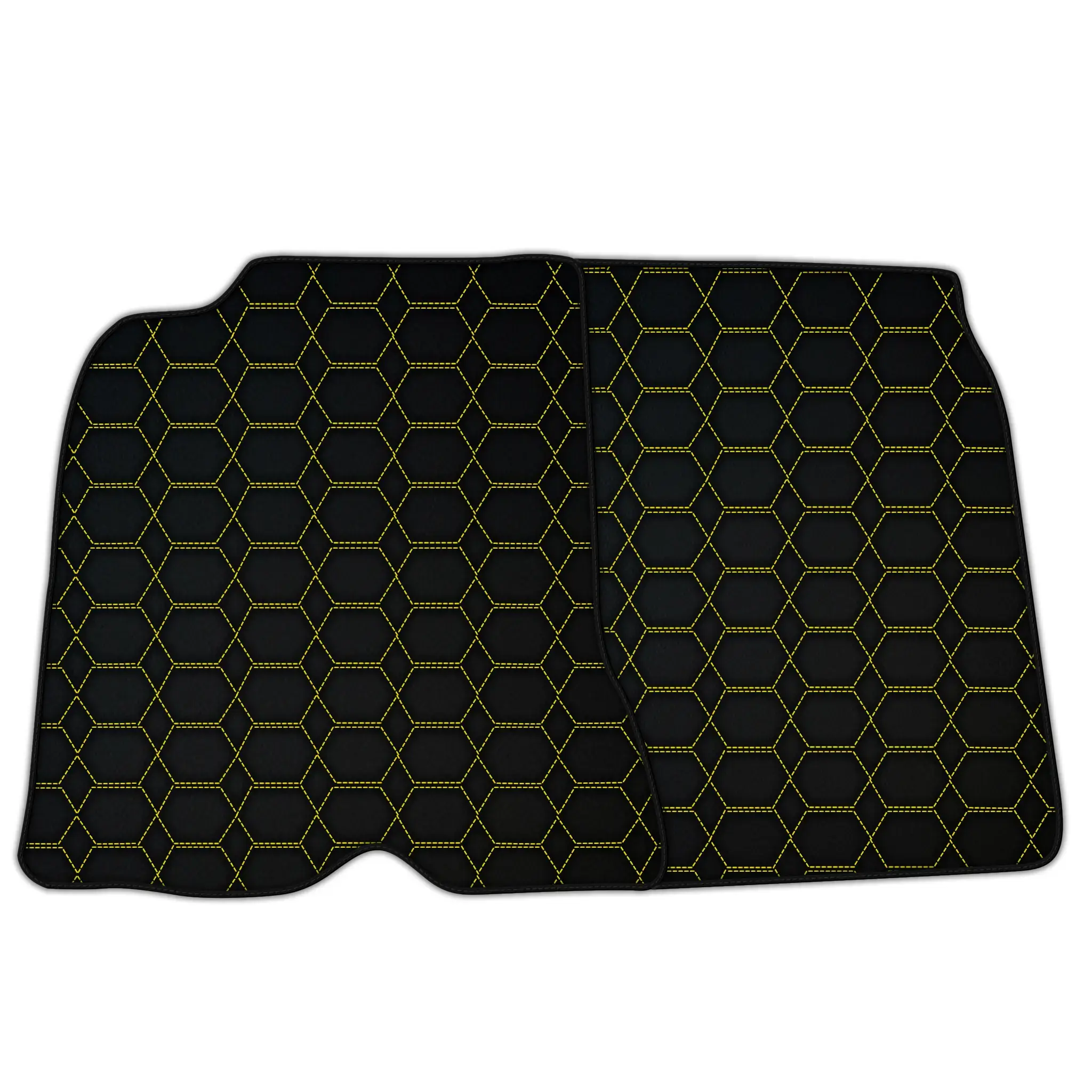 Custom Hex Design Floor Mats for Ferrari California T (2015–2018)