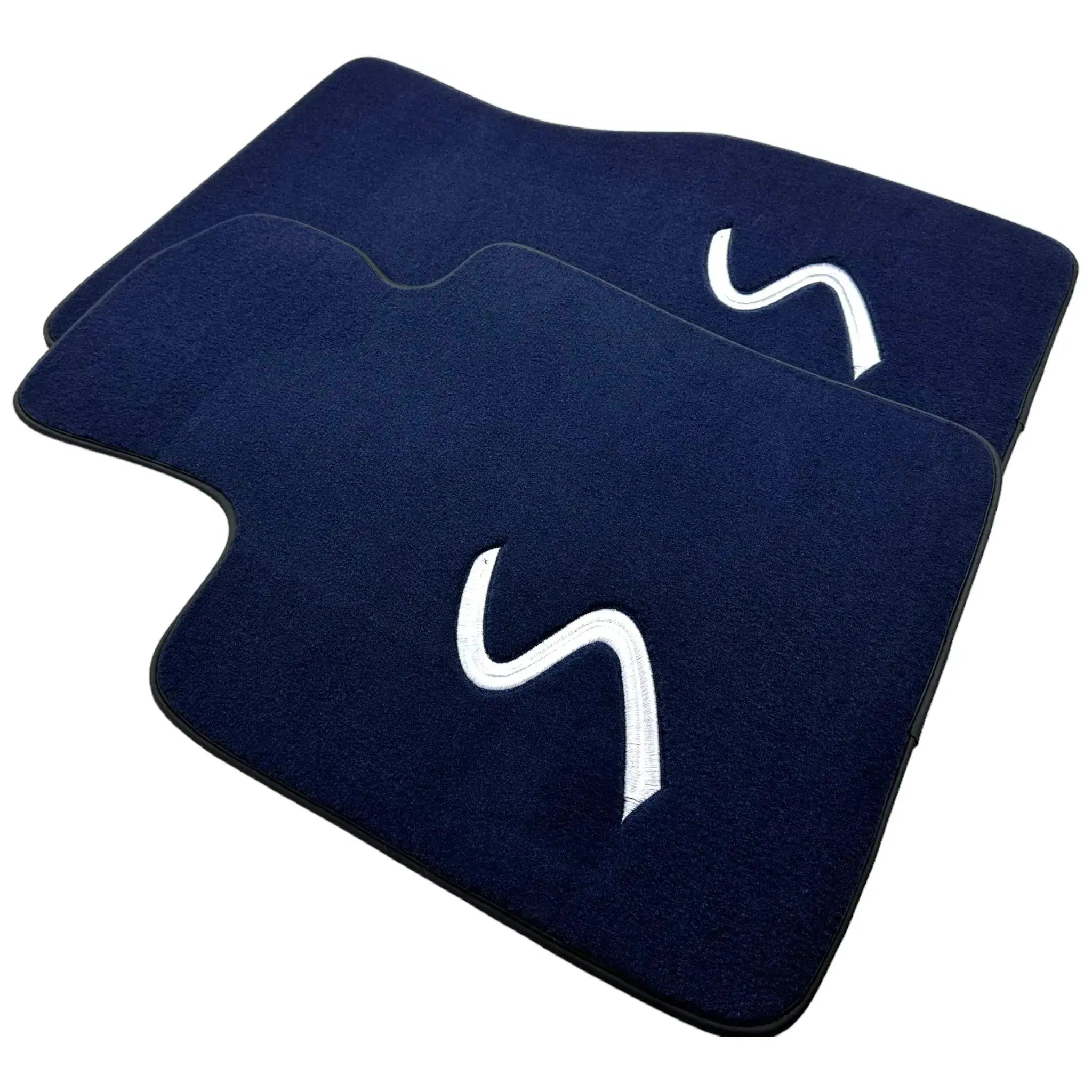 Dark Blue Floor Mats for Mini Cabrio R52 Convertible (2004-2009)