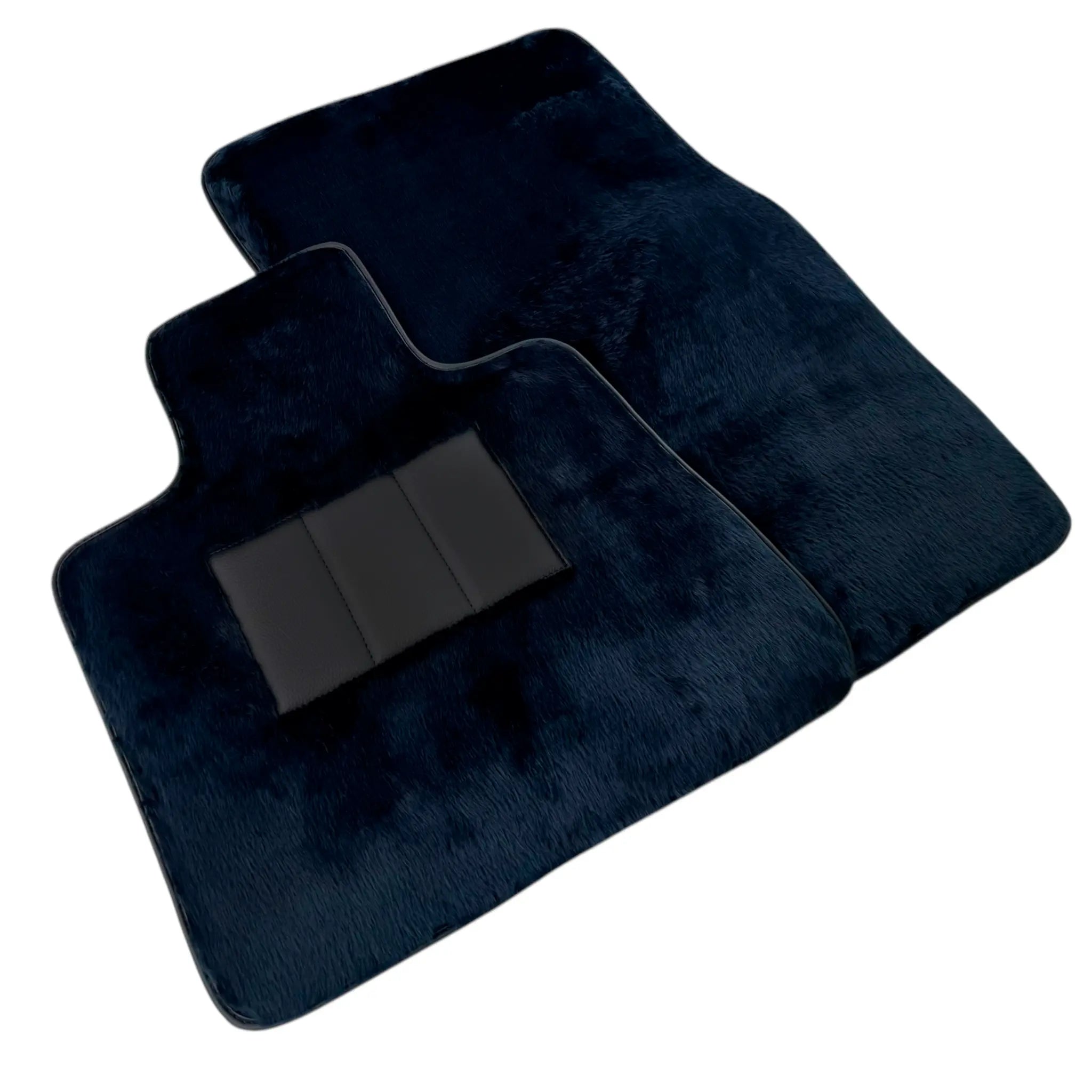 Dark Blue Sheepskin Floor Mats for Rolls-Royce Cullinan (2018-2025)