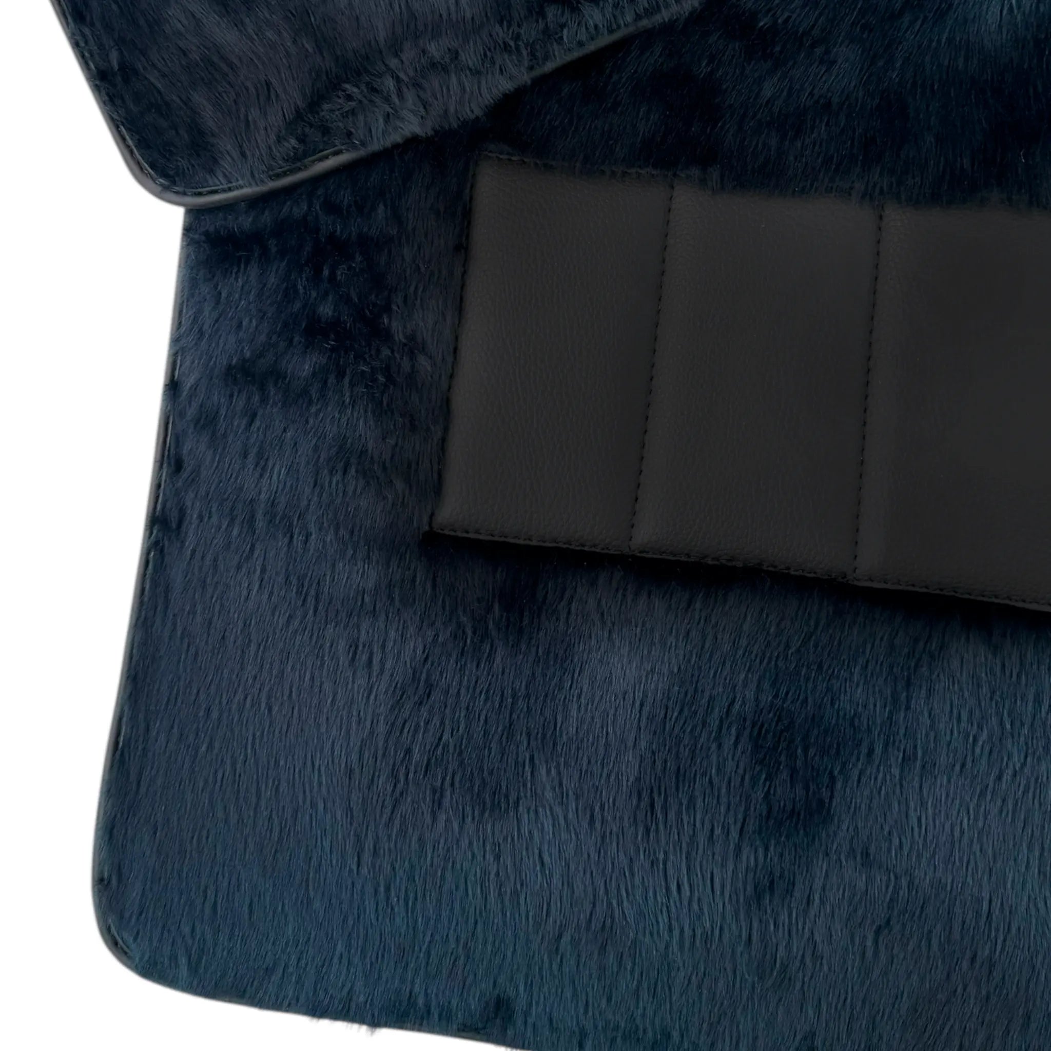 Dark Blue Sheepskin Floor Mats for Rolls-Royce Cullinan (2018-2025)