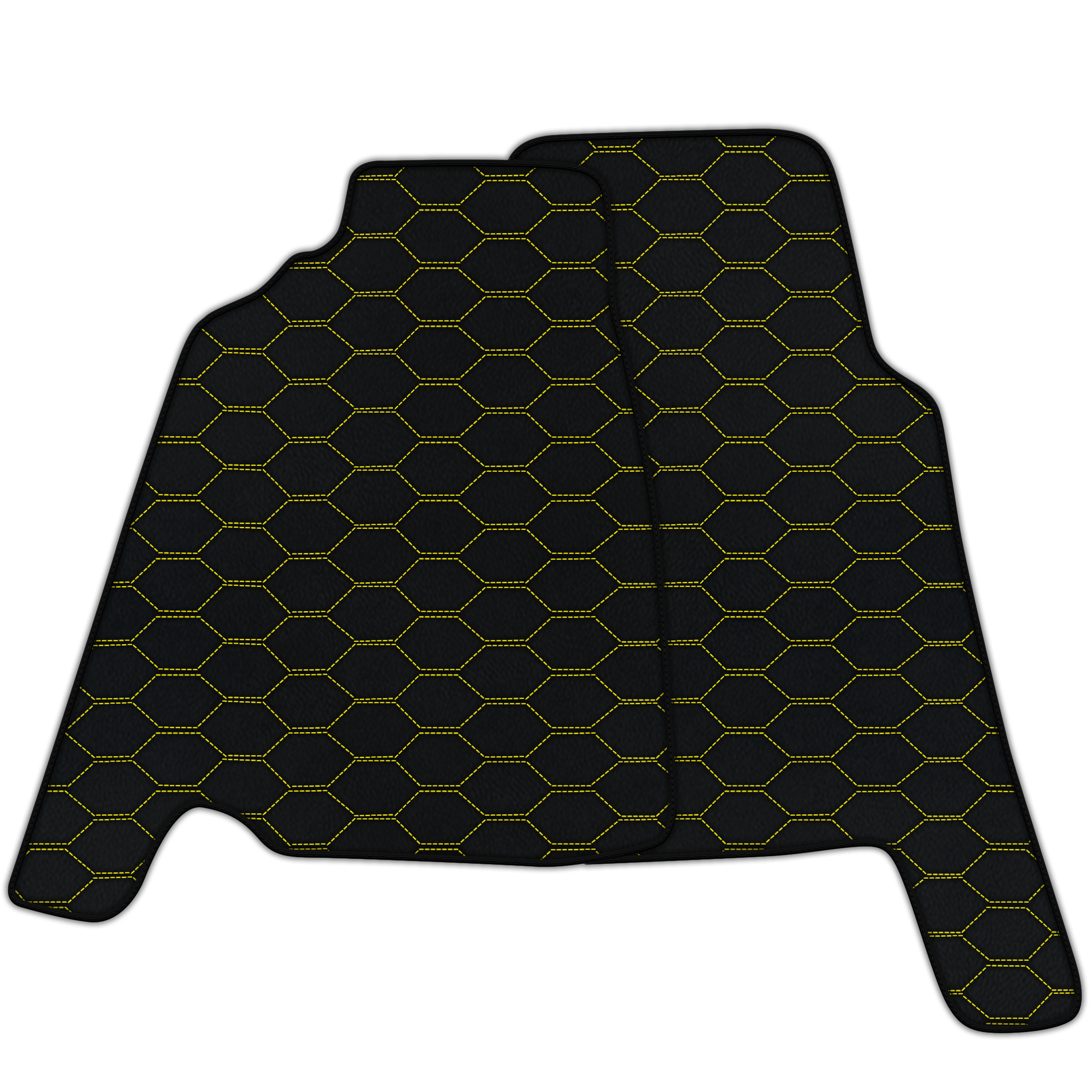 Customizable Leather Floor Mats with Divario Pattern for Ferrari 456 (1992-2003)