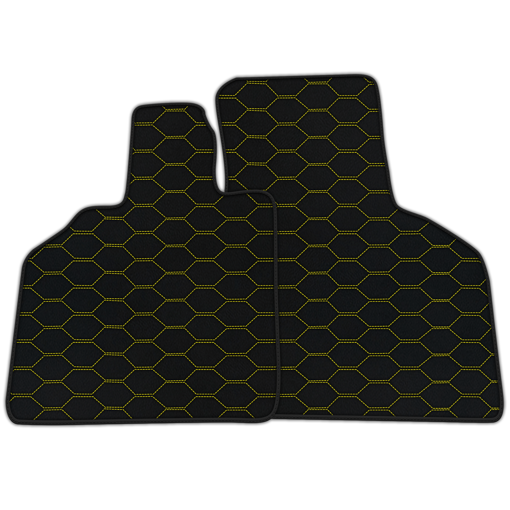 Customizable Leather Floor Mats with Divario Pattern for Lamborghini Gallardo (2004-2014)