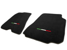 Floor Mats For Ferrari 812 GTS (2018-2023) Black Tailored Carpets With Italian Emblem - AutoWin