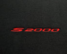 Floor Mats For Honda S2000 1999–2004 Black Tailored With Red S2000 Logo - AutoWin