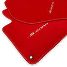 Floor Mats For Honda S2000 1999–2004 Red Tailored With White S2000 Logo - AutoWin