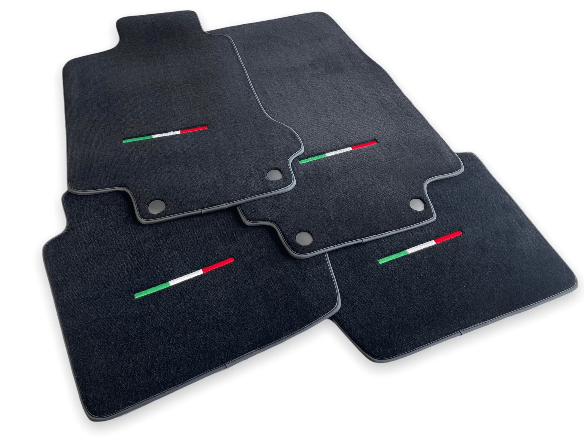 Floor Mats For Maserati GranTurismo Black IT Edition - AutoWin