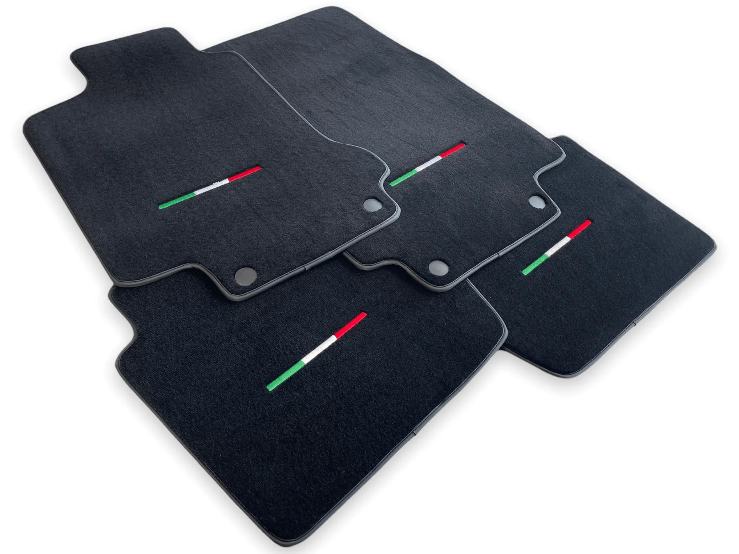 Floor Mats For Maserati GranTurismo Black IT Edition - AutoWin