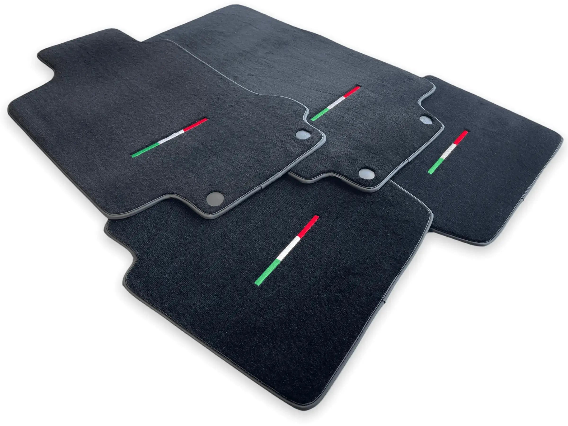 Floor Mats For Maserati GranTurismo Black IT Edition - AutoWin