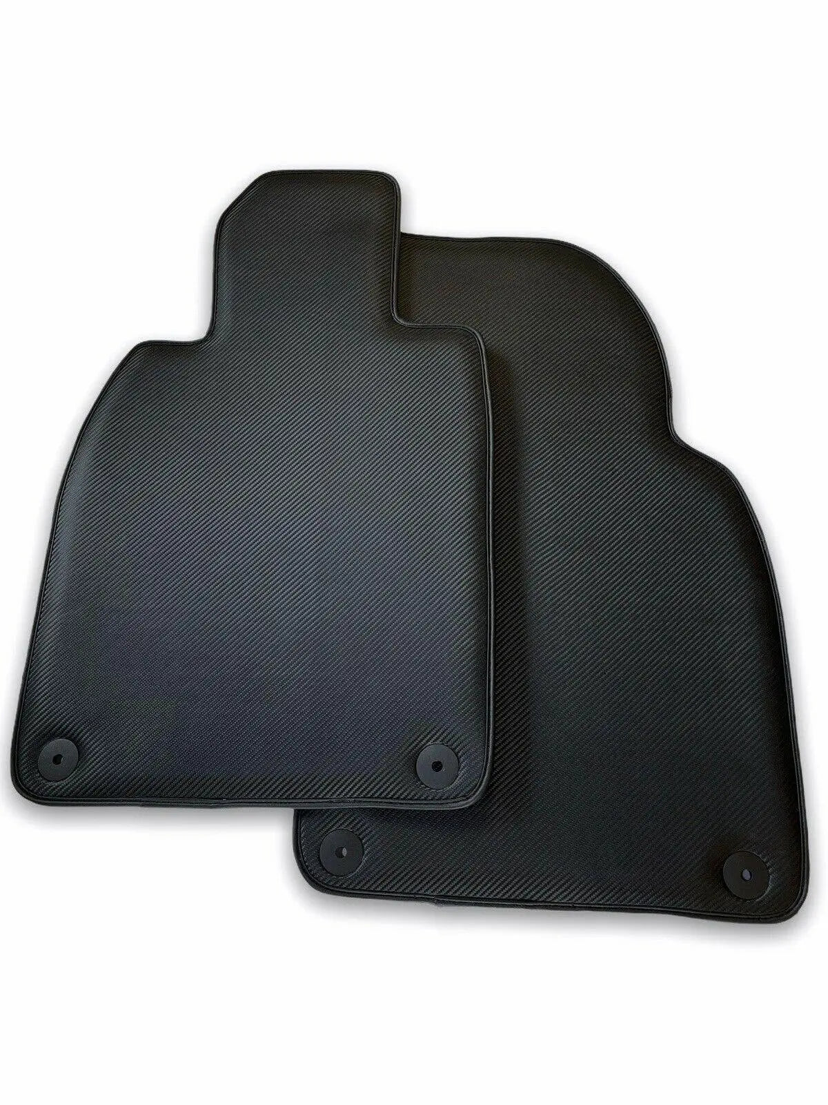 Floor Mats for Porsche Cayenne 2003-2010 Carbon Fiber Carpets AutoWin - AutoWin