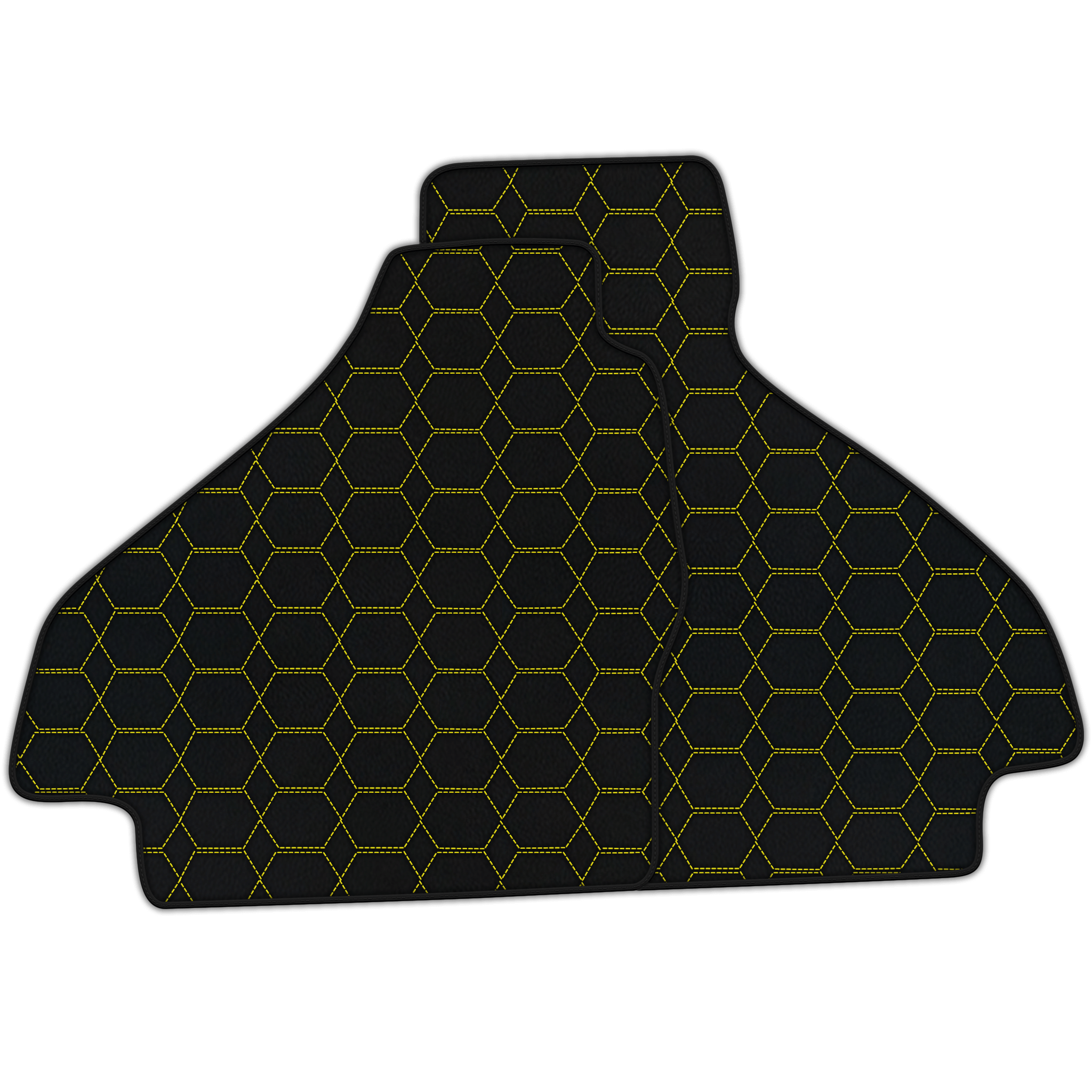 Customizable Hexagon Hex Pattern Floor Mats for Ferrari 512 TR (1992-1994)