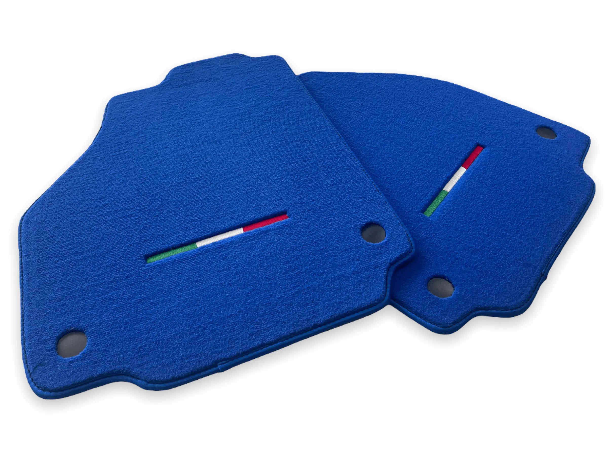 Mats For Ferrari 488 GTB 2015-2022 Blue AutoWin Brand Italian Edition - AutoWin