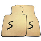 Beige Floor Mats for Mini Cooper / One Electric (2020-2023)