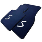 Dark Blue Floor Mats for Mini Cooper / One F56 3-Doors (2014-2023)