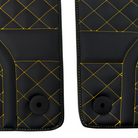 Black Leather Floor Mats for Lamborghini Aventador | Autowin