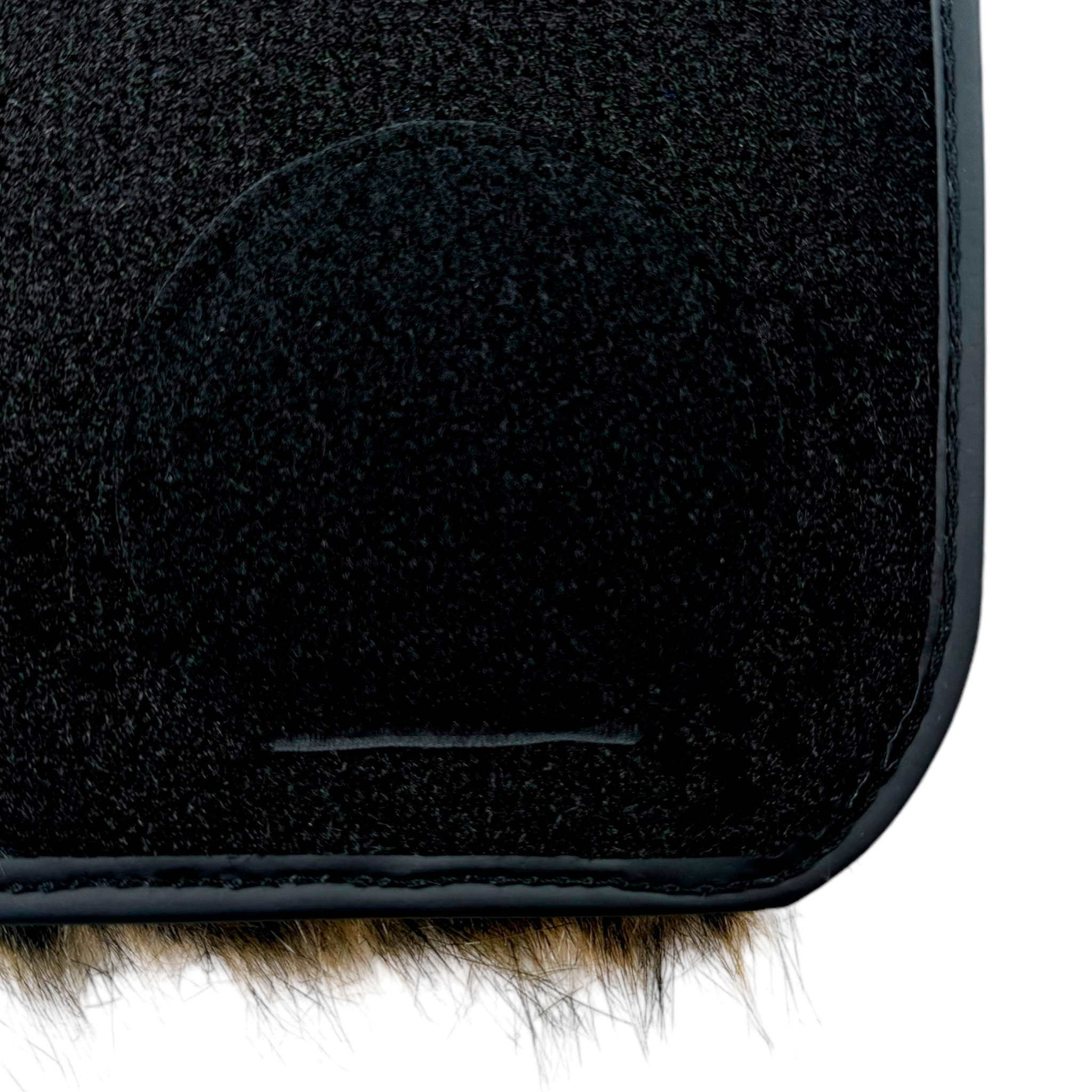 Black Sheepskin Floor Mats for Rolls-Royce Cullinan (2018-2023)