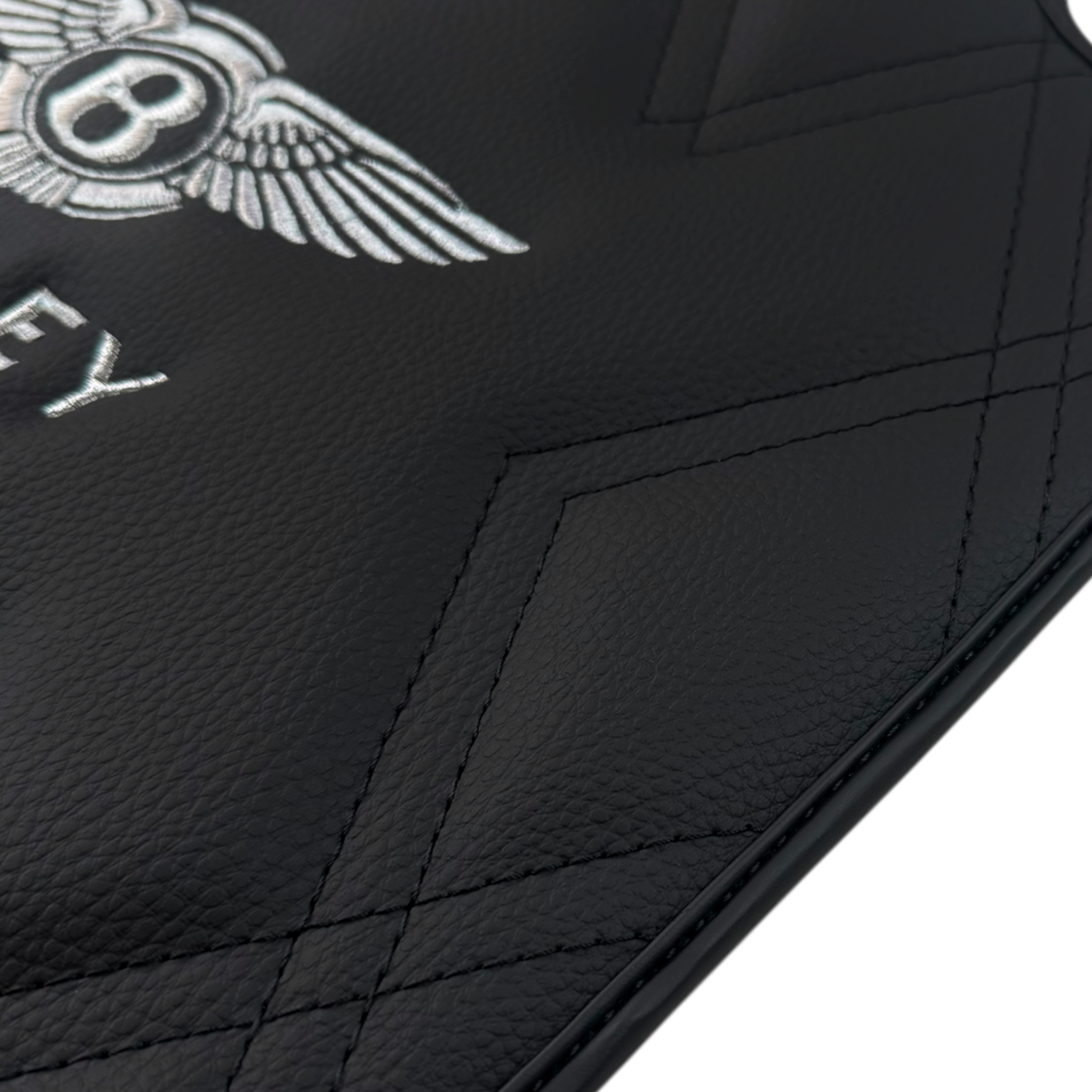 Black Leather Floor Mats for Bentley GTC (2006–2011) - Luxury Leather