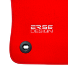 Red Floor Mats for Jaguar F-Pace (2016-2024) ER56 Design