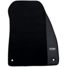 ER56 Design Black Floor Mats for Chevrolet Lumina Sedan (1995-2001) with Leather - AutoWin