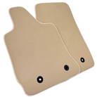 Beige Floor Mats for Chevrolet Corvette C7 Targa Top (2014-2019) with Beige Trim