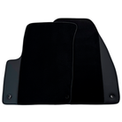 Black Floor Mats for Chrysler 200 (2015-2017) with Leather | AutoWin - AutoWin