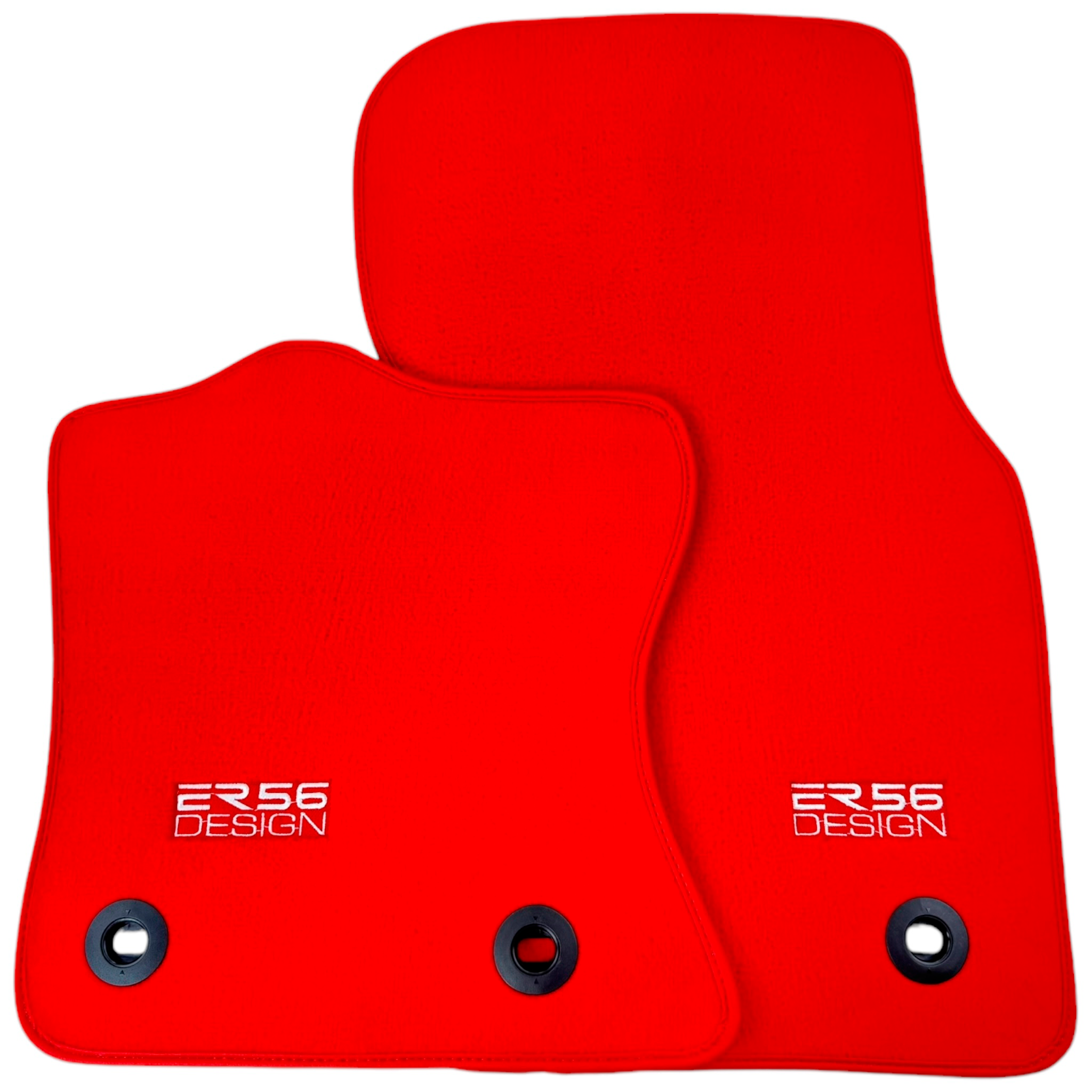 Red ER56 Design Floor Mats for Jaguar XE (2015-2019)