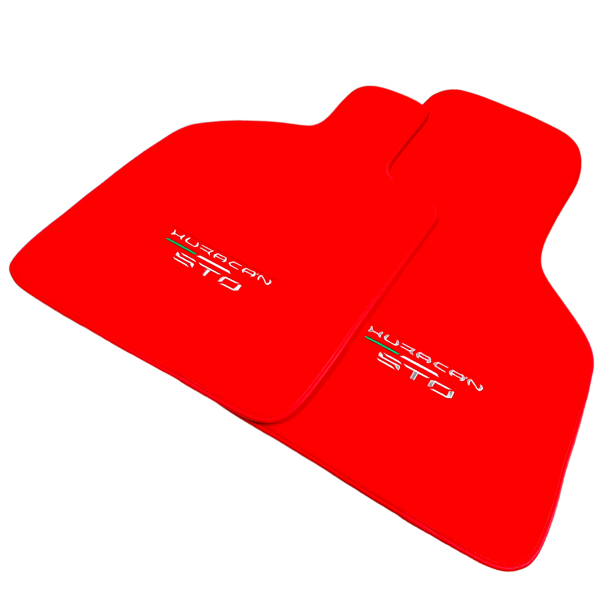 Floor Mats for Lamborghini Huracan STO Red Color