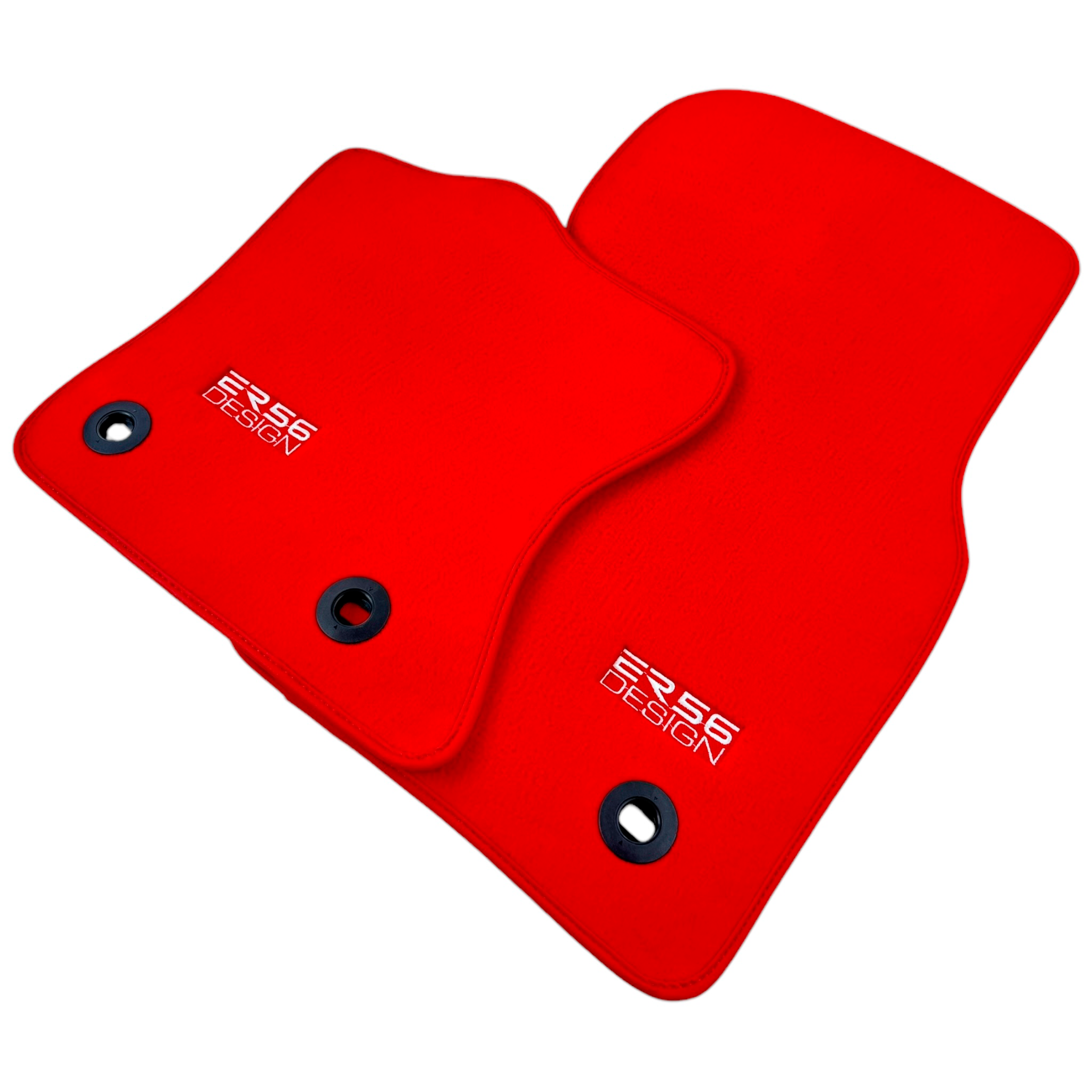 Red ER56 Design Floor Mats for Jaguar XF (2017-2021) Sportbrake