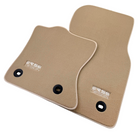 Beige Floor Mats for Jaguar F-Pace (2021-2024) Plug-in Hybrid by ER56 Design