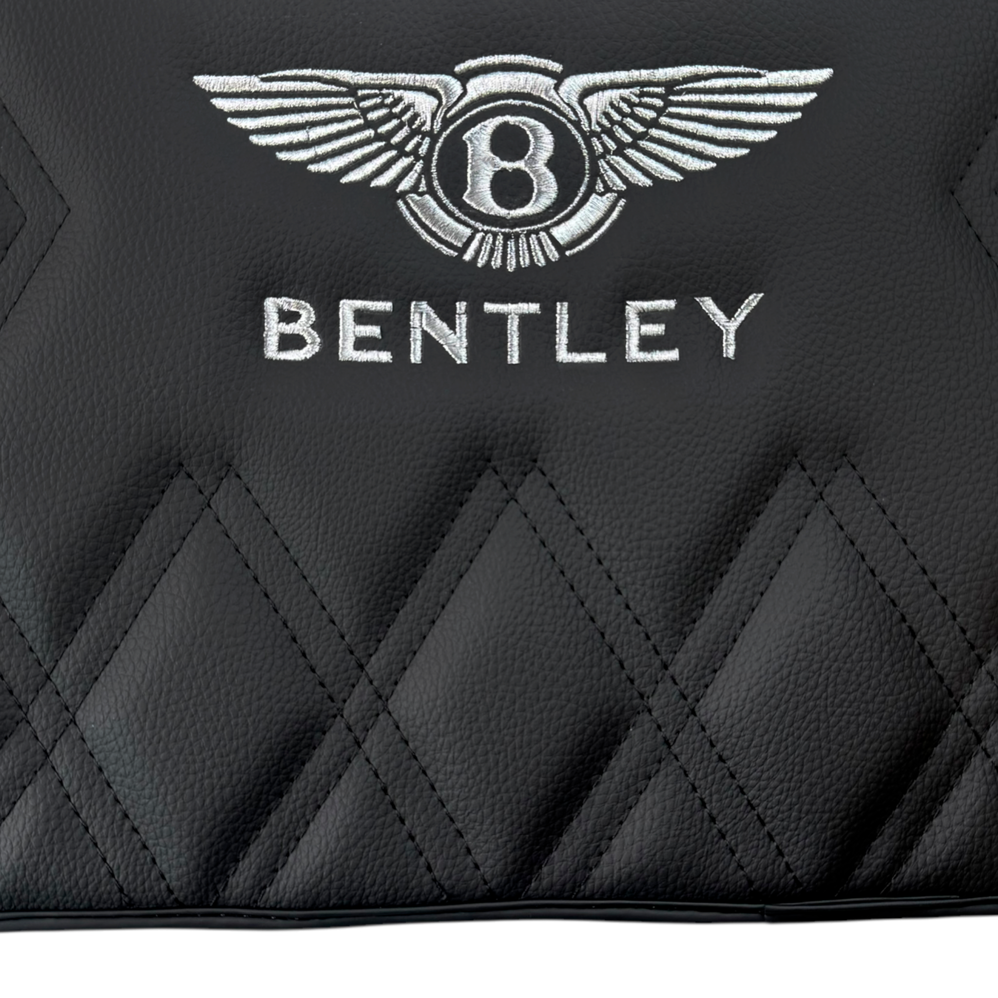 Black Leather Floor Mats for Bentley GTC (2006–2011) - Luxury Leather