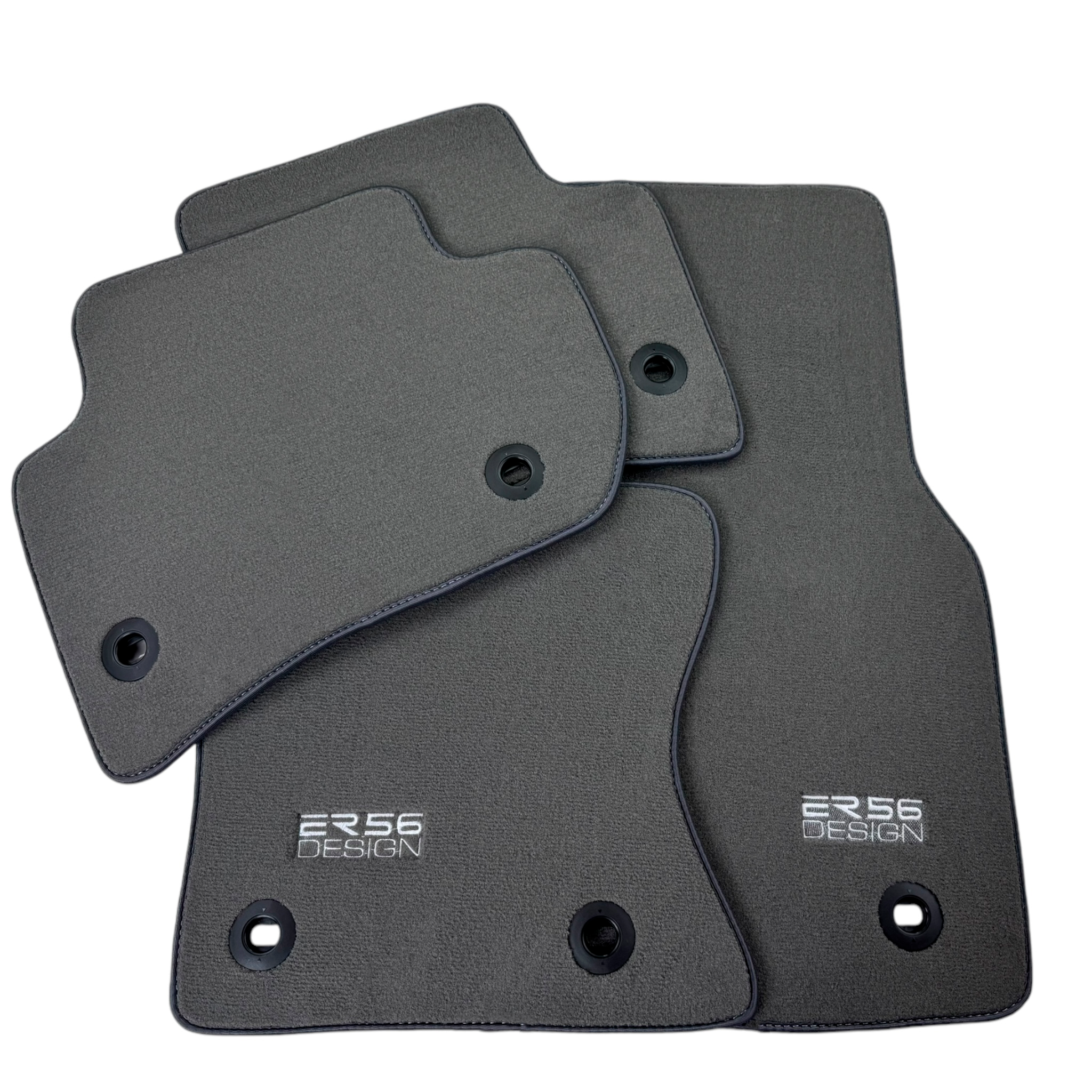 Gray Floor Mats for Jaguar XF (2009-2015) Sedan ER56 Design - AutoWin