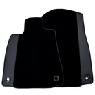 Black Floor Mats for Jaguar XJ (2003-2007) with Leather - AutoWin