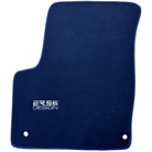 Dark Blue Floor Mats for Chevrolet Malibu Sedan (2013-2016) by ER56 Design