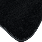 Black Floor Mats for Jaguar I-Pace (2018-2024) with Leather - AutoWin