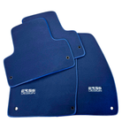 Dark Blue Floor Mats for Chevrolet Corvette C3 (1968-1982) by ER56 Design